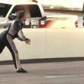 Tony Stewart Helmet Throwing Bristol Motor Speedway 2012 Night Race