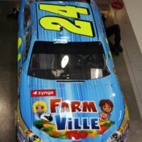 2012 NASCAR Farmville Facebook Jeff Gordon Bristol Motor Speedway