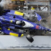 2010 Mike Conway Indy 500 Crash