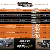 2013 Robby Gordon Stadium Super Trucks NBC Schedule (Off Road Truck)