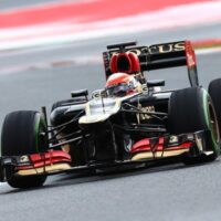 2013 Romain Grosjean - Lotus F1 Team E21 Chassis Barcelona Testing (Formula One)