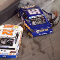 Martin Truex Jr Bristol Crash Fractures Hand ( NASCAR Cup Series )