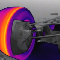 Red Bull Racing Floor - Tea Tray Thermal Imaging ( F1 )
