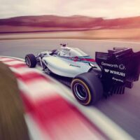 Williams Martini Racing Car Rear ( F1 )