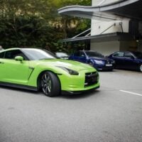 Lime Green Nissan GT-R Photo