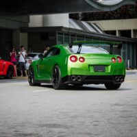 Lime Green Nissan GT-R Photos