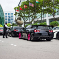 Singapore Nissan GT-R Photos Pink Wheels