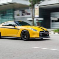 Yellow Nissan GT-R Photos