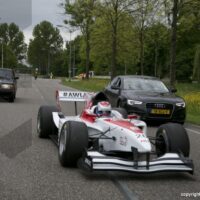 Formula1 Car On Highway ( Jos Verstappen )