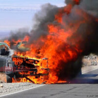 2016 Ford Truck Explodes In Death Valley 12-1