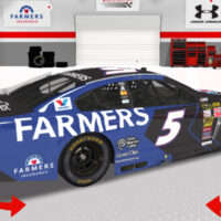 Kasey Kahne 2015 Paint Scheme 2015 Car Rear NASCAR