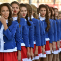 Russian Grid Girls Sochi Formula1 Event