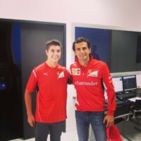 Team USA Karting Driver Visits Ferrari Driver Academy Pedro De La Rosa