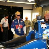 David Letterman Indy Car Owner Photos 2014 Garage