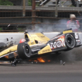 James Hinchcliffe Crash Photos