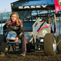McKenna Haase Girl Sprint Car Driver Knoxville Raceway