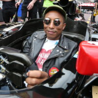 Pharrell Williams Lotus F1 Sponsor Photos