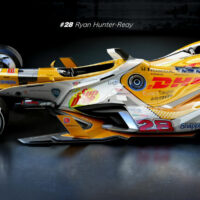Artist Matúš Procháczka Creates 2035 Dallara DW30 Indycar Chassis Ryan Hunter-Reay Future Car