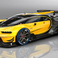 Bugatti Vision Gran Turismo Car Yellow Version