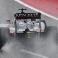 Hurricane Weather Hits United States Grand Prix Rain Racing Photos