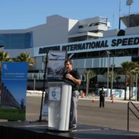 Daytona International Speedway Chitwood Talks Solar Panels and Sign Installed Daytona Rising Project Photos