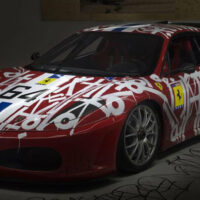 2007 Ferrari Graffiti Art Car - RETNA Art Car Photos