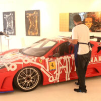 2007 Ferrari turned Art Car - Miami