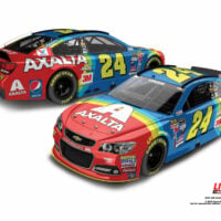 2015 Most Popular NASCAR Diecast Cars - Jeff Gordon Axalta Rainbow Diecast