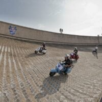 Lambrettas on the Lingotto - Red Bull Sponsors Rooftop Scooter event