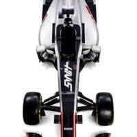 2016 Haas F1 Car Photos - Overhead Photo