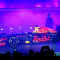 2016 Red Bull Racing F1 Car Side Photo