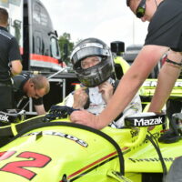 Brad Keselowski Indycar Test Photos - Menards Indycar