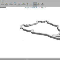 CAD Stainless Steel Racing Track Sculptures