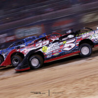 Dirt Late Models 3 Wide Photo 9175