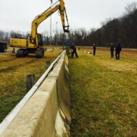 Cumberland Raceway Wall Construction