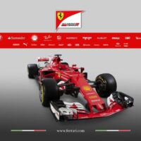 2017 Ferrari F1 Car Photos - SF70H