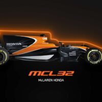 MCL32 Orange Mclaren Honda