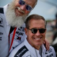 David Letterman and Brian Williams INDYCAR Event