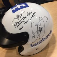 Facebook NASCAR Helmet