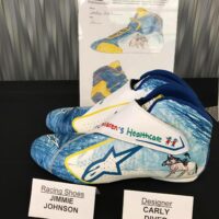 Jimmie Johnson Hand Painted Racing Shoes