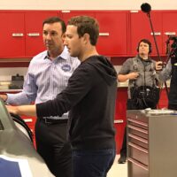 Mark Zuckerberg Visits Hendrick Motorsports