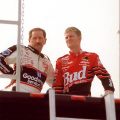 Dale Earnhardt Jr and Dale Earnhardt Sr