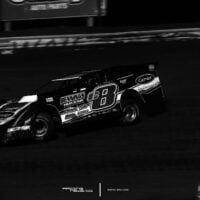 Timothy Culp Black and White Dirt Late Model 0968