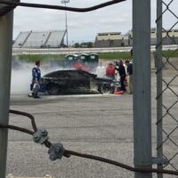 Brian Finney Toledo Speedway Racing Fire