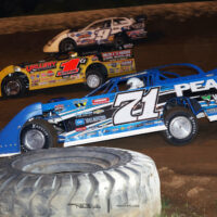 Florence Speedway 3 Wide Dirt Late Model Racing Photos 5482