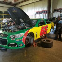 NASCAR Marijuana Sponsor removed - Carl Long car by MBM Motorsports