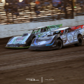 Scott Bloomquist Josh Richards Luas Oil Late Model Dirt Series race at LaSalle Speedway 6554