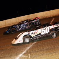 Scott Bloomquist and Shanon Buckingham Lucas Dirt race at Florence Speedway 5352