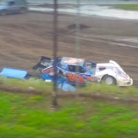 Chris Morefield and Mitch Caskey Peoria Speedway Crash Video