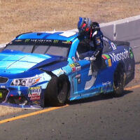 Kasey Kahne Crash at Sonoma Raceway